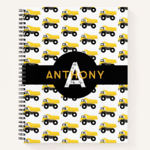 Dump Truck Construction Trucks Kids Monogram