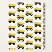 Dump Truck Construction Trucks Kids Planer (Rückseite)