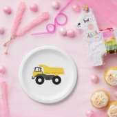 Dump Truck Construction Trucks Pappteller (Party)