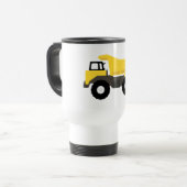 Dump Truck Construction Trucks Reisebecher (Vorderseite Links)