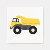 Dump Truck Construction Trucks Serviette (Vorderseite)
