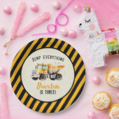 Dump Truck Construction Zone Birthday Paper Teller (Party)