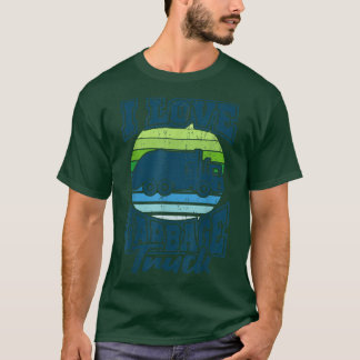 Dump Truck Driver Big Rig I Liebe Garbage Truck Tr T-Shirt