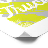 Dump Truck | Dump Truck Children's Kinderzimmer Ar Poster (Ecke)