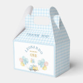 Dump Truck First Birthday Boy  Geschenkschachtel (Vorderseite)