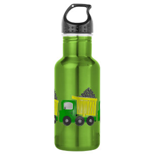 Dump Truck (gelb) Edelstahlflasche