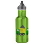 Dump Truck (gelb) Edelstahlflasche (Links)