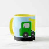 Dump Truck (gelb) Tasse (Vorderseite Links)