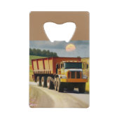 Dump Truck Geldbeutel Flaschenöffner (Vorderseite)