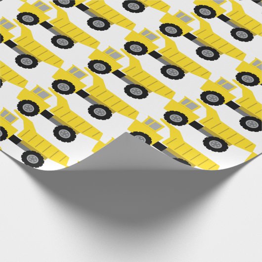 Dump Truck Geschenkpapier (Ecke)
