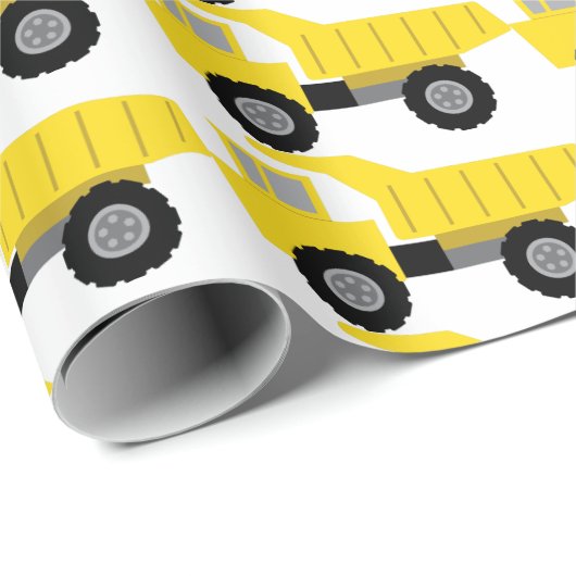 Dump Truck Geschenkpapier (Rolleneckpunkt)