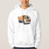Dump Truck Mens Hoodie (Vorderseite)