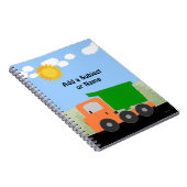 Dump Truck Notebook Notizblock (Rechte Seite)