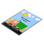 Dump Truck Notebook Notizblock (Linke Seite)