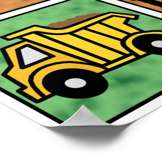 Dump Truck Poster (Ecke)