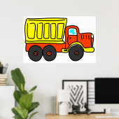 Dump Truck Poster (Heimbüro)