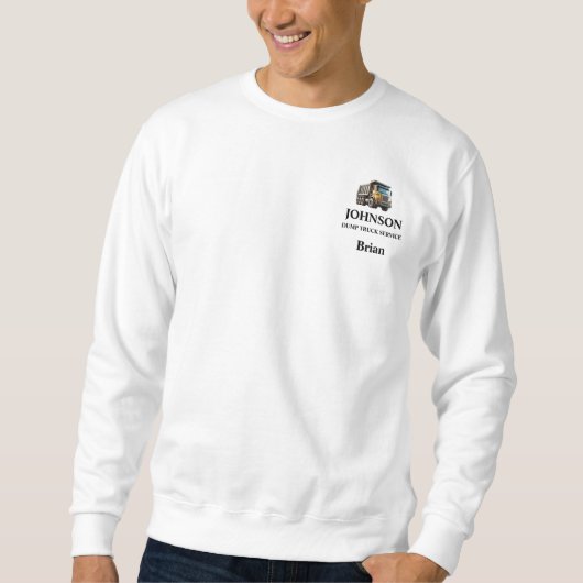 Dump Truck Service Sweatshirt (Vorderseite)