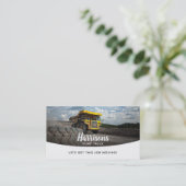 Dump Truck Slogans Business Cards Visitenkarte (Stehend Vorderseite)