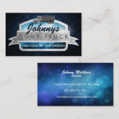Dump Truck Slogans Visitenkarten Visitenkarte (Vorne/Hinten)