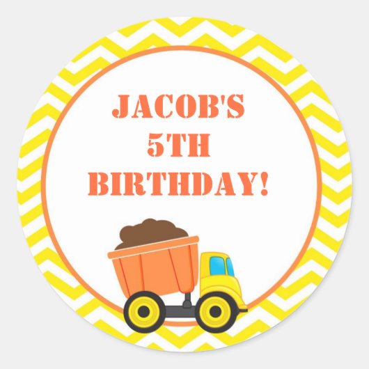 Dump Truck Stickers (Vorderseite)