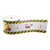 Dump Truck und Digger Satinband (Spule)