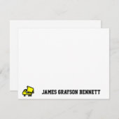 Dump Truck Vielen Dank Hinweis Mitteilungskarte (Vorne/Hinten)