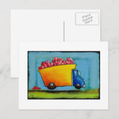 Dump Truck von Liebe einzigartig lustig whimsisika Postkarte (Vorne/Hinten)