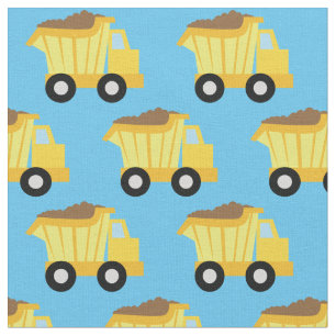 Dump Trucks Niedlich Boys Kids Stoff