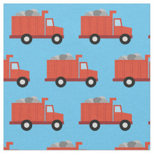 Dump Trucks Niedlich Boys Kids Stoff