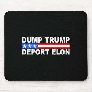 Dump Trump Abschieb Elon 50501  Mousepad