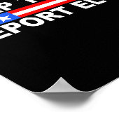 Dump Trump Abschieb Elon 50501 Poster (Ecke)
