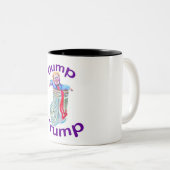 Dump Trump Coffee Tasse (VorderseiteRechts)