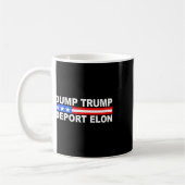 Dump Trump Deport Elon 50501 Kaffeetasse (Links)