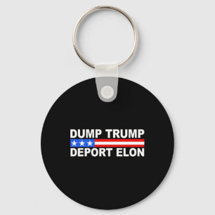Dump Trump Deport Elon 50501 Schlüsselanhänger
