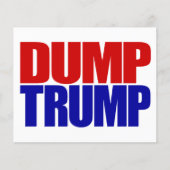‚DUMP TRUMP‘ FLYER (Vorne)