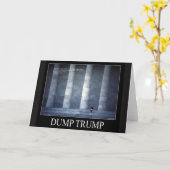 Dump Trump Lincoln Quote Card Karte (Gelbe Blume)