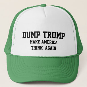 DUMP TRUMP MACHT AMERIKA WIEDER ZUM DENKEN TRUCKERKAPPE
