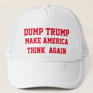 DUMP TRUMP MACHT AMERIKA WIEDER ZUM DENKEN TRUCKERKAPPE