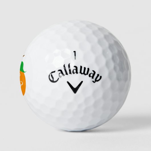 Dump Trump Orange Callaway Warbird Golfball (Logo)