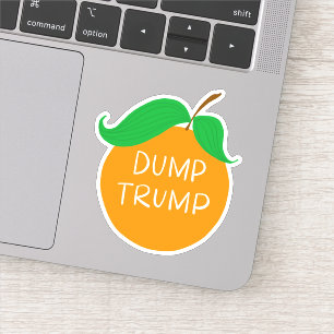 Dump Trump Orange - Vinyl Decal Sticker mit maßges