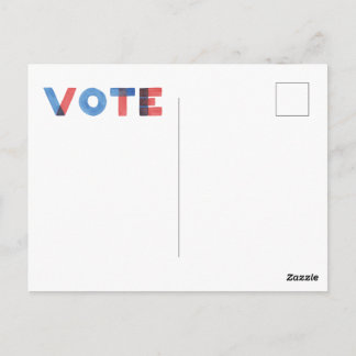 Dump Trump Orange & Watercolor Votcard Postkarte