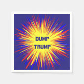 Dump Trump Paper Napkin Serviette (Vorderseite)