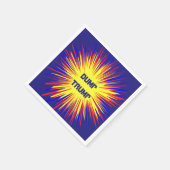 Dump Trump Paper Napkin Serviette (Ecke)