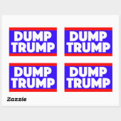 Dump Trump Sticker (Blatt)