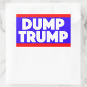 Dump Trump Sticker (Tasche)
