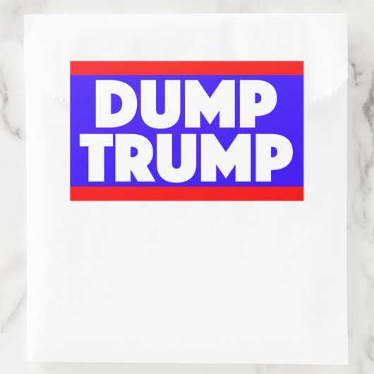 Dump Trump Sticker (Tasche)
