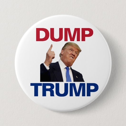 DUMP TRUMP-Taste Button (Vorderseite)