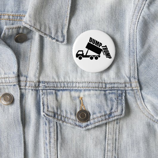 Dump Trump truck Button (Beispiel)