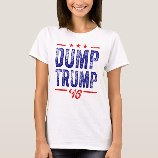 Dump-Trumpf '16 Damen-T - Shirt (Vorderseite)