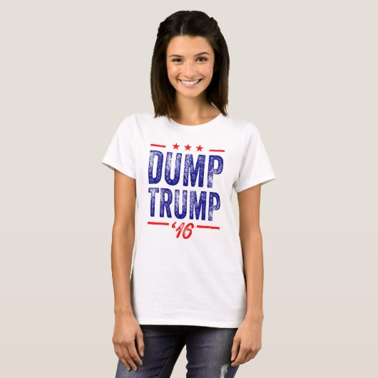 Dump-Trumpf '16 Damen-T - Shirt (Vorne ganz)